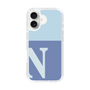 Slim Protection Case［ オリジナル - initial two tone - N blue ］