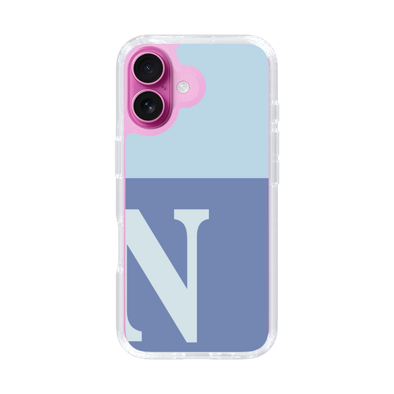 Slim Protection Case［ オリジナル - initial two tone - N blue ］