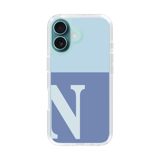 Slim Protection Case［ オリジナル - initial two tone - N blue ］