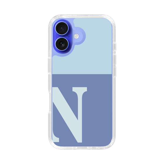 Slim Protection Case［ オリジナル - initial two tone - N blue ］
