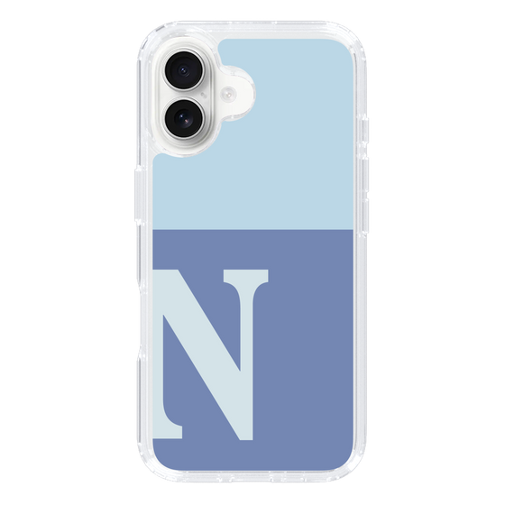 Slim Protection Case［ オリジナル - initial two tone - N blue ］