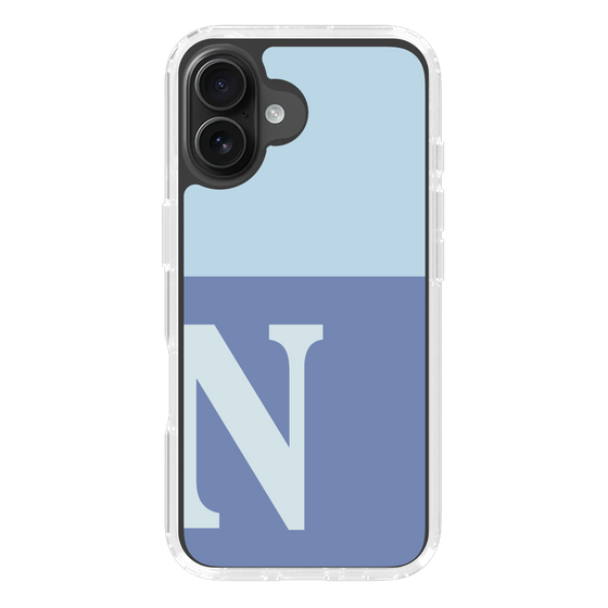 Slim Protection Case［ オリジナル - initial two tone - N blue ］