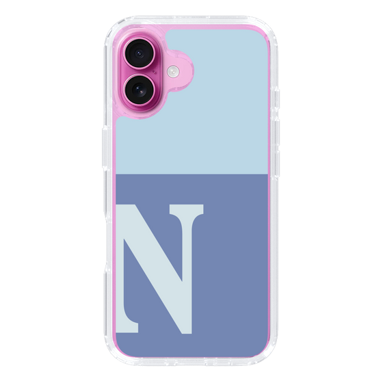 Slim Protection Case［ オリジナル - initial two tone - N blue ］