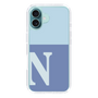 Slim Protection Case［ オリジナル - initial two tone - N blue ］