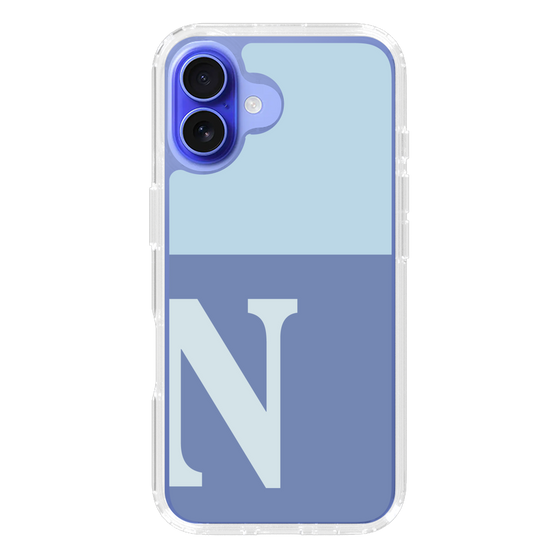 Slim Protection Case［ オリジナル - initial two tone - N blue ］