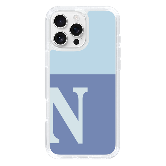Slim Protection Case［ オリジナル - initial two tone - N blue ］