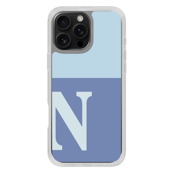 Slim Protection Case［ オリジナル - initial two tone - N blue ］