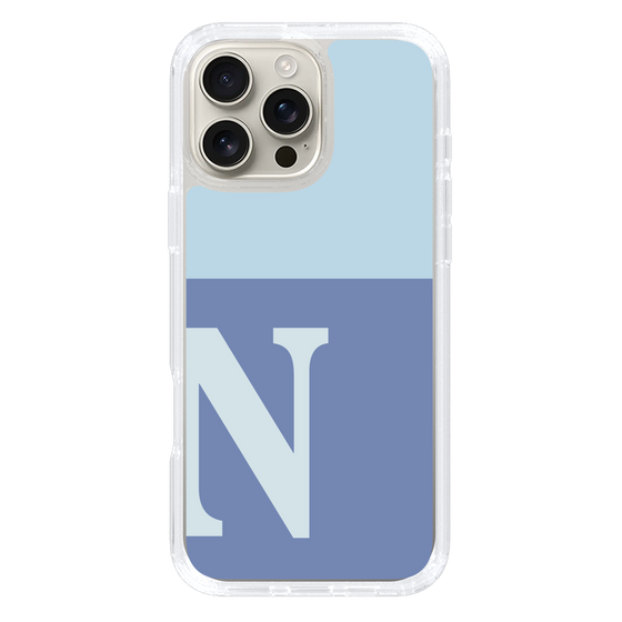 Slim Protection Case［ オリジナル - initial two tone - N blue ］