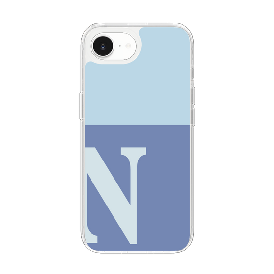 Slim Protection Case［ Original - initial two tone - N blue ］