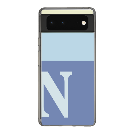 Slim Protection Case［ Original - initial two tone - N blue ］