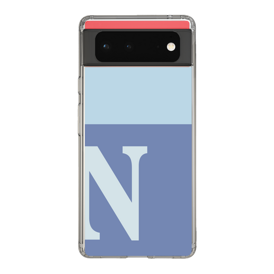Slim Protection Case［ Original - initial two tone - N blue ］