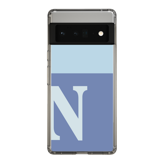 Slim Protection Case［ Original - initial two tone - N blue ］