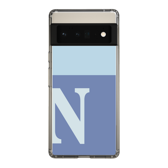 Slim Protection Case［ Original - initial two tone - N blue ］