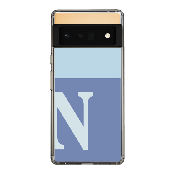 Slim Protection Case［ Original - initial two tone - N blue ］