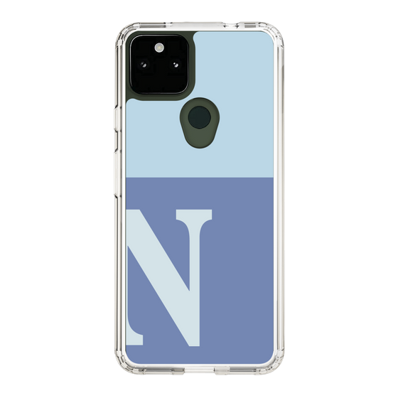 Slim Protection Case［ Original - initial two tone - N blue ］