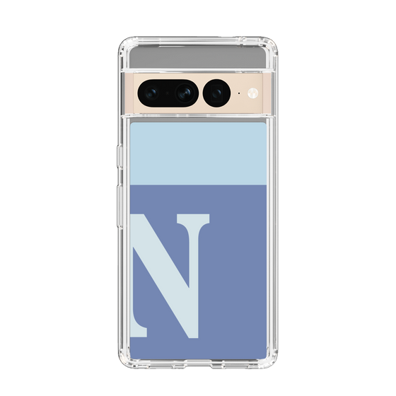 Slim Protection Case［ Original - initial two tone - N blue ］