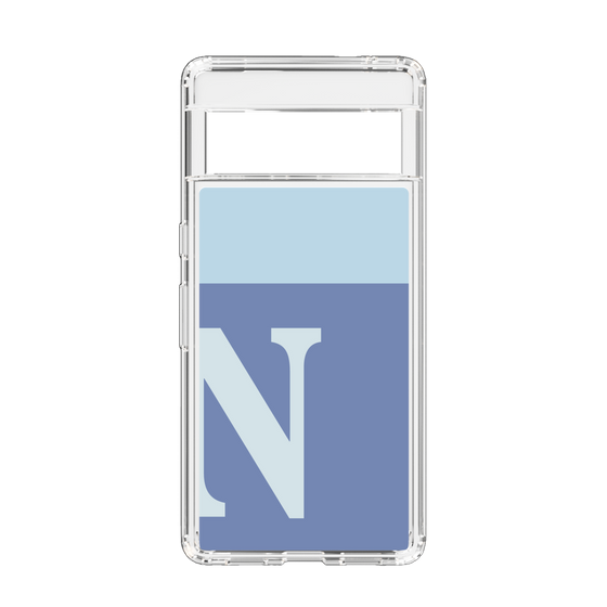 Slim Protection Case［ Original - initial two tone - N blue ］