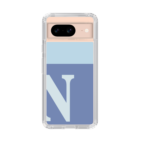 Slim Protection Case［ Original - initial two tone - N blue ］