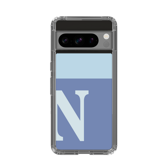 Slim Protection Case［ Original - initial two tone - N blue ］