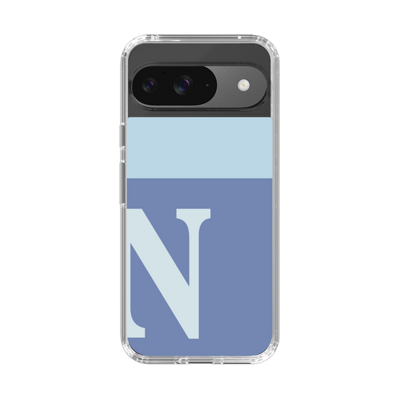 Slim Protection Case［ Original - initial two tone - N blue ］