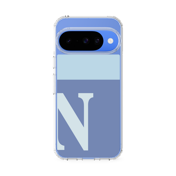 Slim Protection Case［ Original - initial two tone - N blue ］