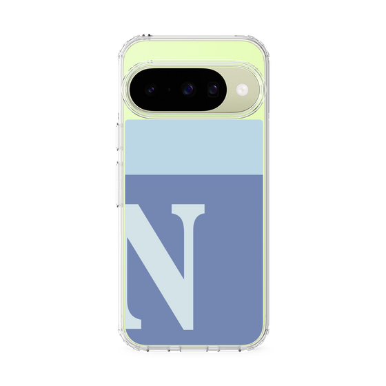Slim Protection Case［ Original - initial two tone - N blue ］