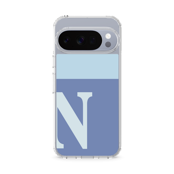 Slim Protection Case［ Original - initial two tone - N blue ］