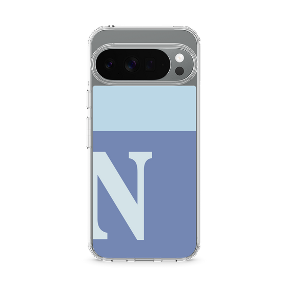 Slim Protection Case［ Original - initial two tone - N blue ］