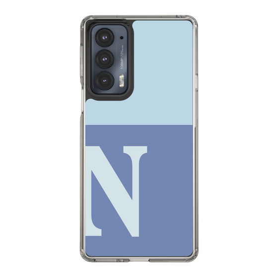Slim Protection Case［ Original - initial two tone - N blue ］
