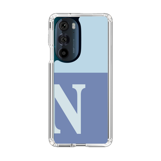 Slim Protection Case［ Original - initial two tone - N blue ］