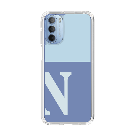 Slim Protection Case［ Original - initial two tone - N blue ］