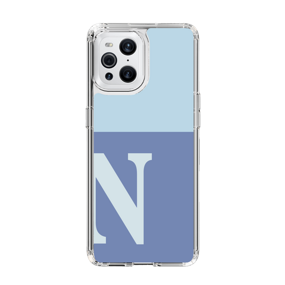 Slim Protection Case［ Original - initial two tone - N blue ］