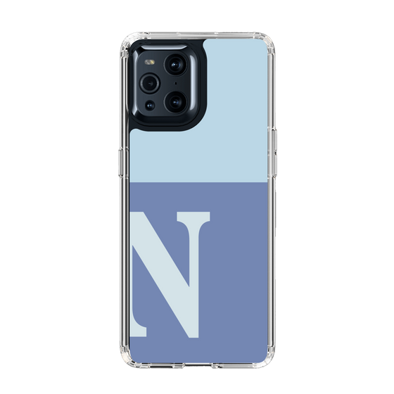 Slim Protection Case［ Original - initial two tone - N blue ］