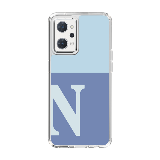 Slim Protection Case［ Original - initial two tone - N blue ］