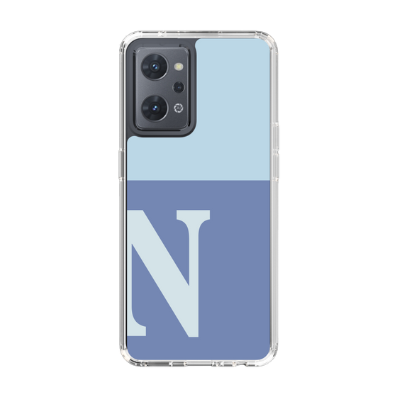 Slim Protection Case［ Original - initial two tone - N blue ］