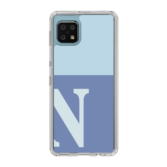 Slim Protection Case［ Original - initial two tone - N blue ］