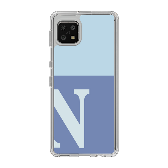Slim Protection Case［ Original - initial two tone - N blue ］