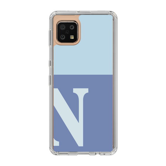 Slim Protection Case［ Original - initial two tone - N blue ］