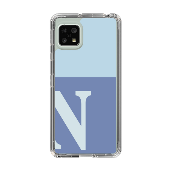 Slim Protection Case［ Original - initial two tone - N blue ］
