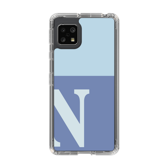 Slim Protection Case［ Original - initial two tone - N blue ］