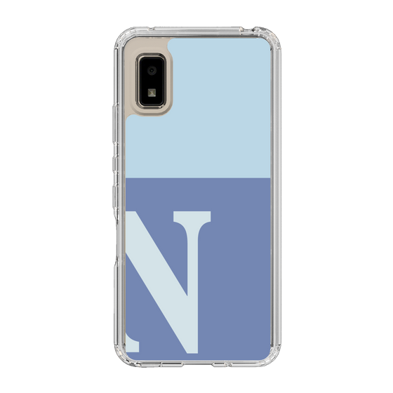 Slim Protection Case［ Original - initial two tone - N blue ］