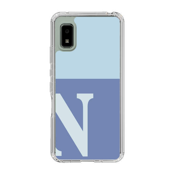 Slim Protection Case［ Original - initial two tone - N blue ］