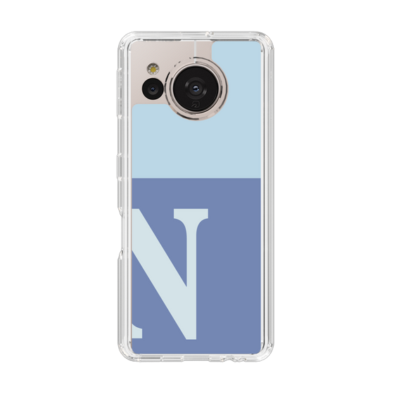 Slim Protection Case［ Original - initial two tone - N blue ］