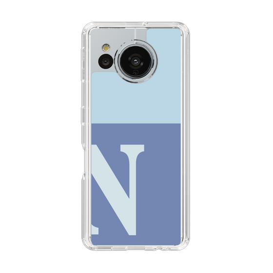 Slim Protection Case［ Original - initial two tone - N blue ］