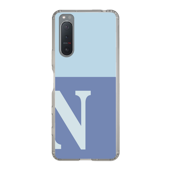 Slim Protection Case［ Original - initial two tone - N blue ］