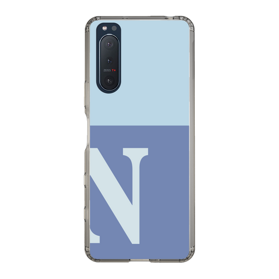 Slim Protection Case［ Original - initial two tone - N blue ］