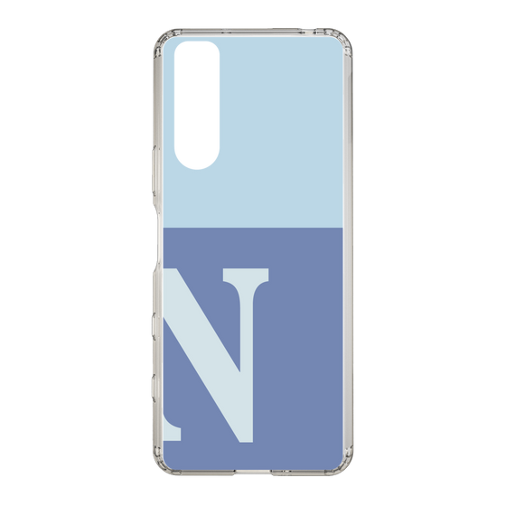 Slim Protection Case［ Original - initial two tone - N blue ］