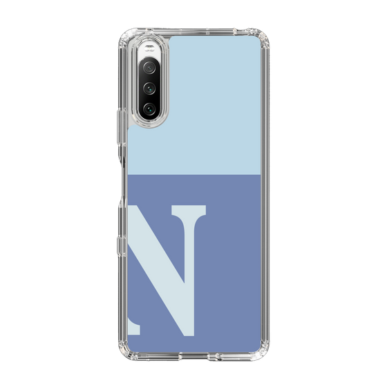 Slim Protection Case［ Original - initial two tone - N blue ］
