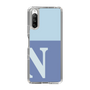 Slim Protection Case［ Original - initial two tone - N blue ］