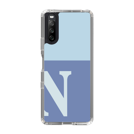 Slim Protection Case［ Original - initial two tone - N blue ］